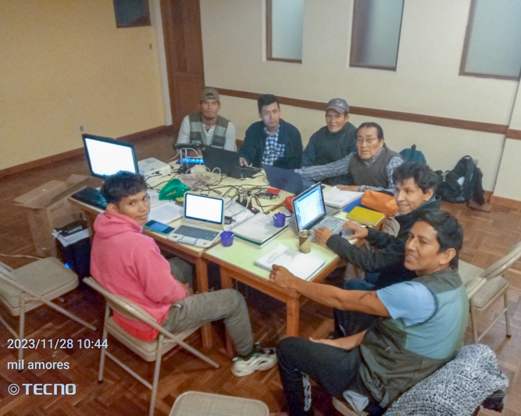 Comunidad de práctica en La Paz: procesamiento de información de la temporada de campo 2023